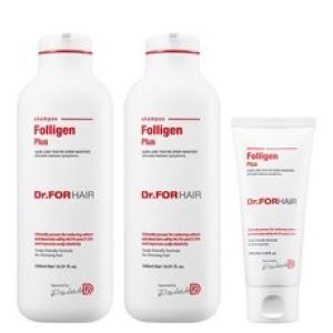  닥터포헤어 폴리젠 플러스 샴푸 500ml+100ml [500ml 2개+100ml 1개]