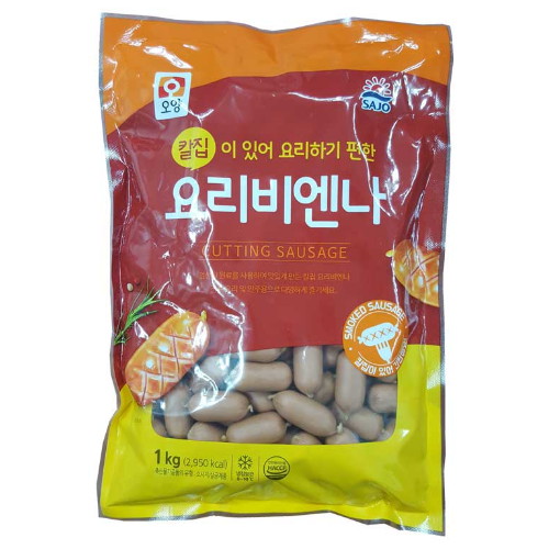 오뗄 칼집 비엔나 소시지 1kg (1개)_이미지