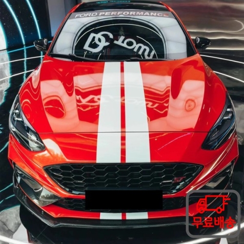 포드 포커스 ST-라인 MK4 2019-2021 해치백 리어 익스텐션 스포일러 ABS 카본 파이버 루프 스몰 테일 윙 자_이미지