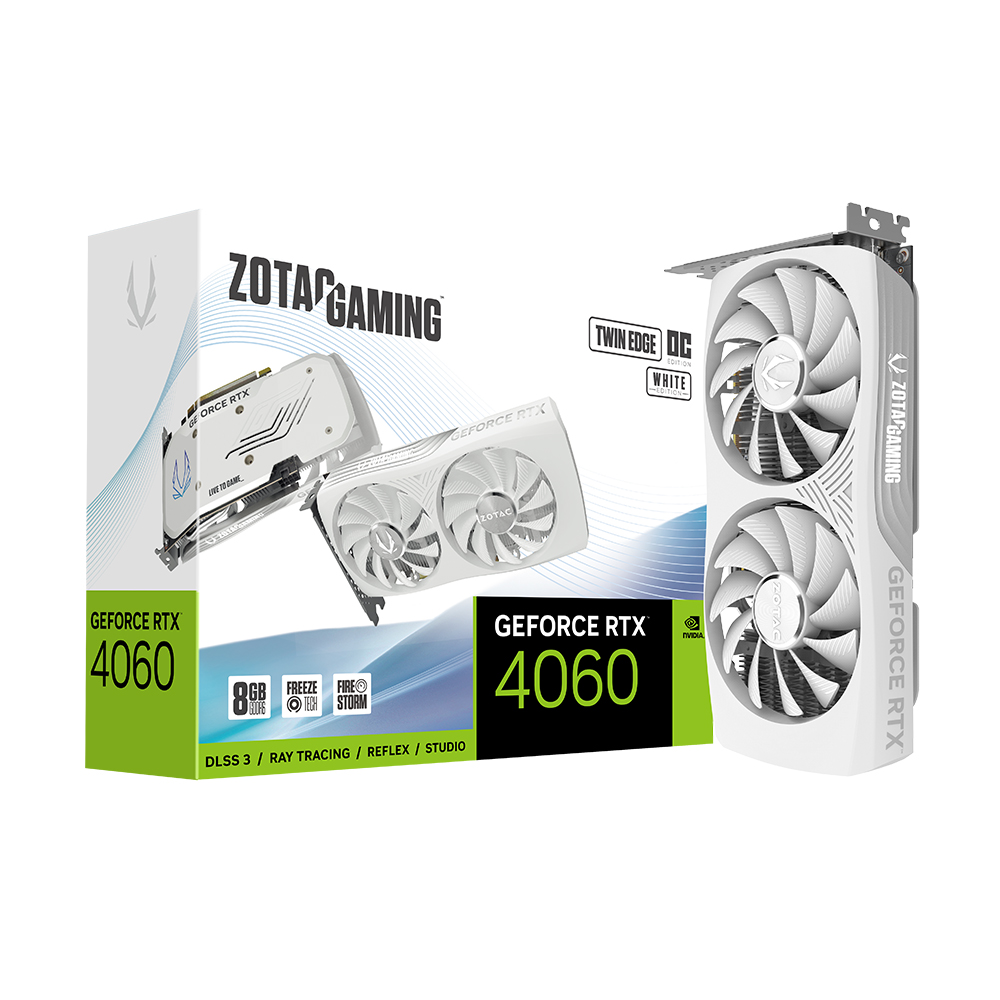 ZOTAC GAMING 지포스 RTX 4060 TWIN Edge OC D6 8GB White_이미지