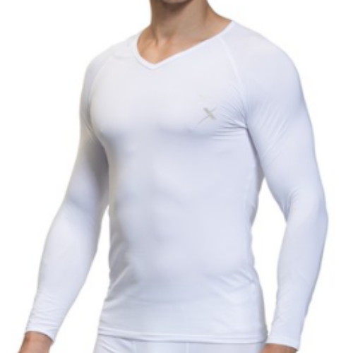 기어엑스 고급 여름 긴팔브이넥 언더레이어_이미지