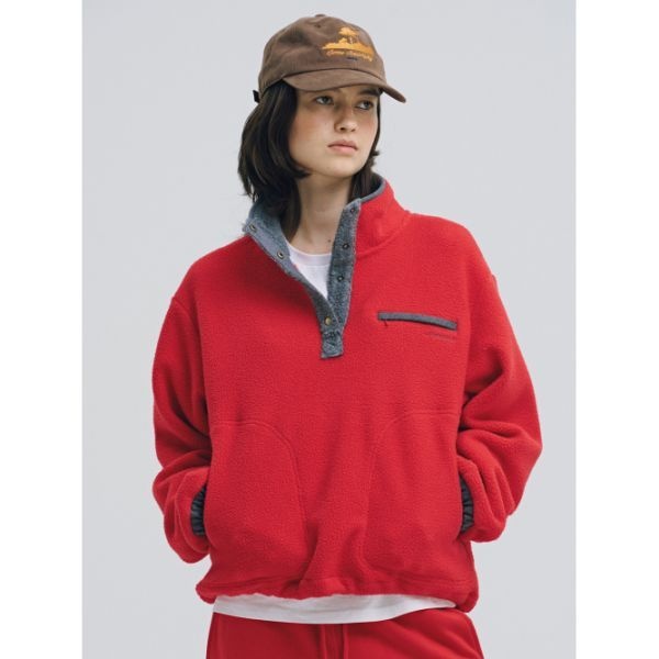 시엔느 SIENNE Montana F리 LEEce Anorak Red S5WJK02RD 3063820