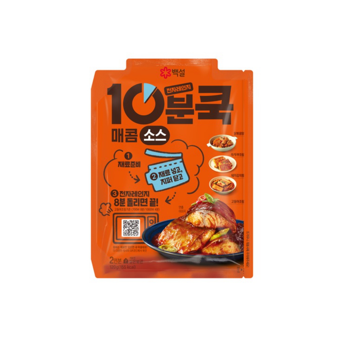 CJ제일제당 백설 10분쿡 매콤소스 120g