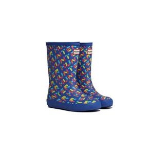 헌터 키즈 퍼스트 클래식 레인보우 버블 로고 레인부츠 KFT5061RMARNB 장화 아동 어린이 남아 여아_이미지