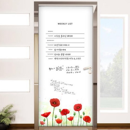 꾸밈 플라워일러스트 im757 [100cm x 210cm]