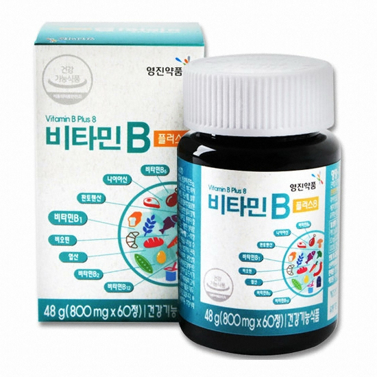 영진약품 비타민B 플러스8 60정 (2개)_이미지