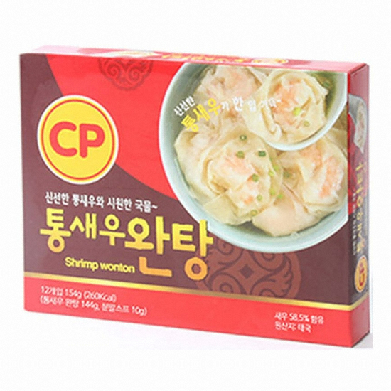 CP 통새우 완탕 154g (4개)