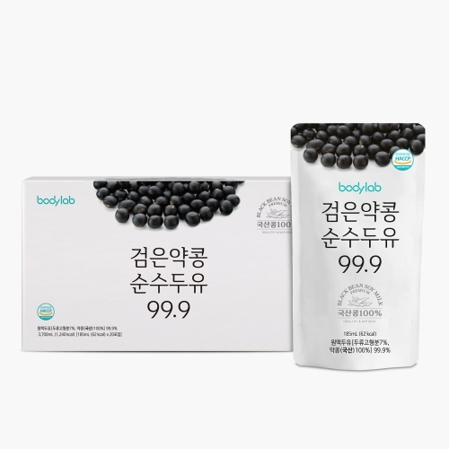 바디랩 검은약콩 순수두유 185ml (20개)