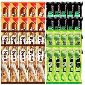 해태제과 메로나 10개+누가바10개+비비빅10개+호두마루바10개