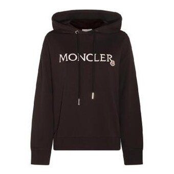 몽클레르 로고 자수 드로스트링 후드티 J<b>10938</b>G0001689A1K 999 T