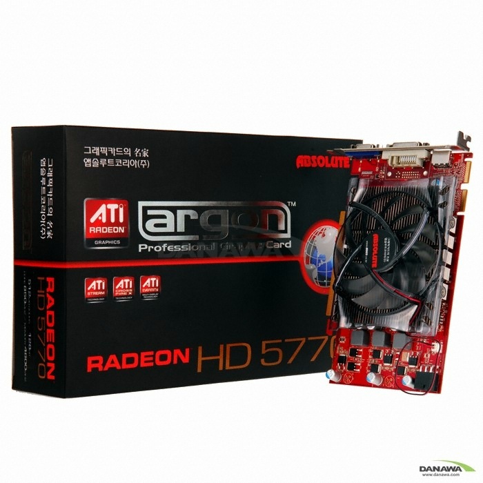 ���� �󵥿� HD 5770 argon D5 512MB