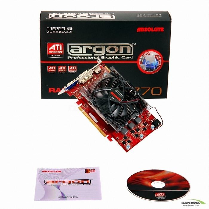 ���� �󵥿� HD 5770 argon D5 512MB