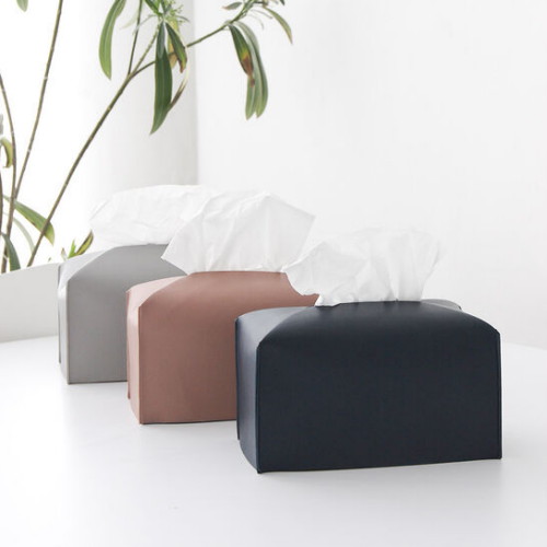 모던 가죽 티슈케이스