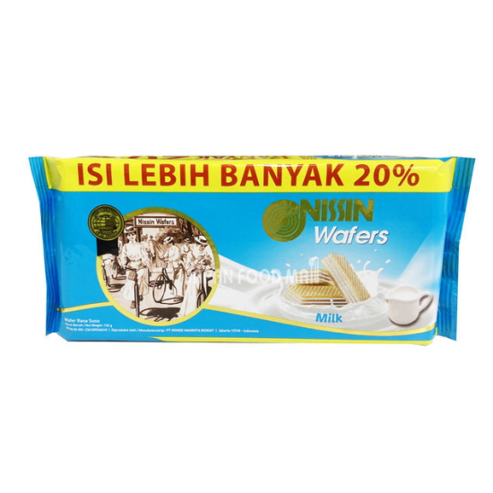 Monde Mahkota Biskuit NISSIN 니신와퍼 밀크맛 132g (30개)