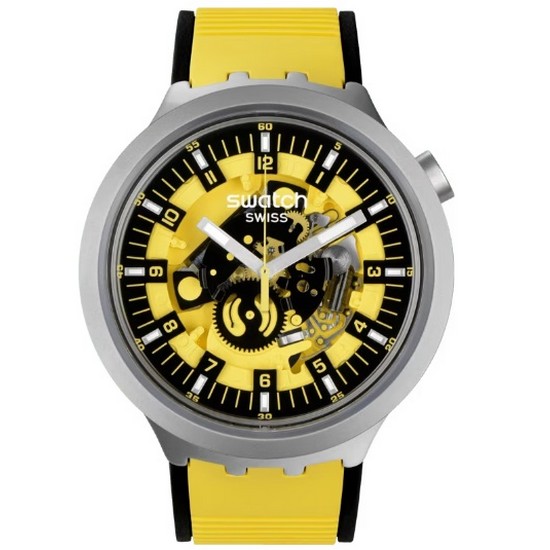 스와치 BIG BOLD IRONYBOLDEN YELLOW SB07S109