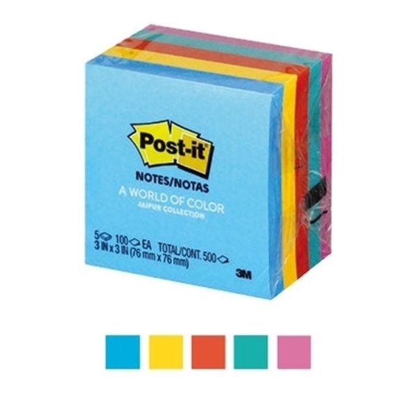 기타 포스트잇 노트큐브 654 5UC 플로랄판타지 76X76mm KYR-WFFSI5P