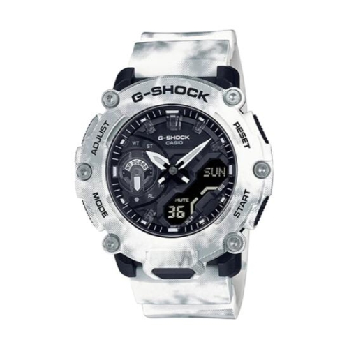 G-SHOCK GA-2200GC-7A 스노우 카모플라쥬 남성 우레탄 아날로그 전_이미지