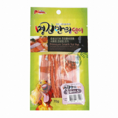 피에스코리아 명견만리 연어 슬라이스 70g (1개)_이미지