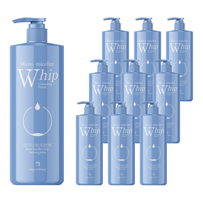 살림백서 마이크로 미셀라 휩 클렌징폼 500ml (10개)_이미지