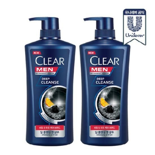 클리어 맨 딥 클렌징 샴푸 650ml (2개)_이미지