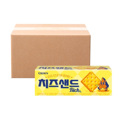 크라운제과 치즈샌드 리치 45g (24개)_이미지
