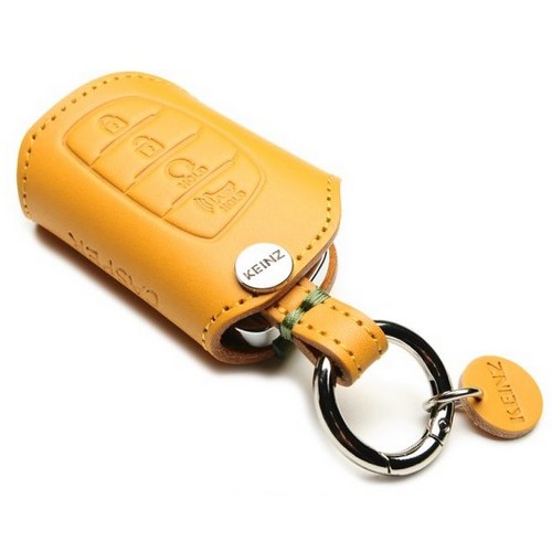 레더인 케인즈 소가죽 스마트키 케이스 마카롱