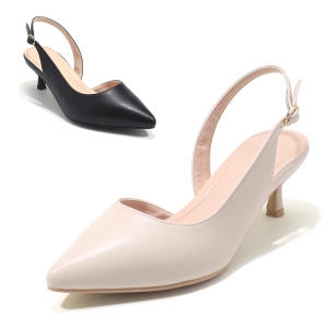 세라 여성 소가죽 슬링백 샌들 스틸레토힐 C24G450 컬러 2종 5 7 8CM