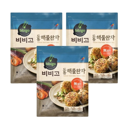 비비고 도톰해물완자 795g 3개