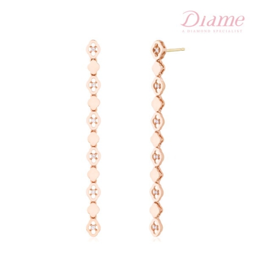 아미 다이 매그놀리아 카미노 18K골드 랩그로운 다이아몬드 롱귀걸이 FGDE1252WLA_이미지