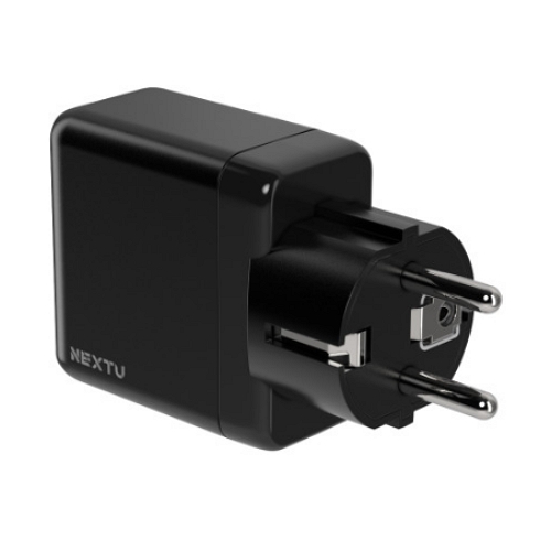 이지넷유비쿼터스 NEXTU PD PPS 65W 3포트 GaN 접지형 충전기 ZH-3U24T_이미지