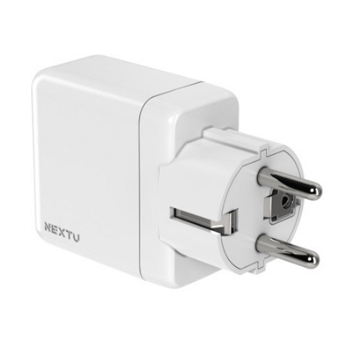 이지넷유비쿼터스 NEXTU PD PPS 65W 3포트 GaN 접지형 충전기 ZH-3U24T_이미지