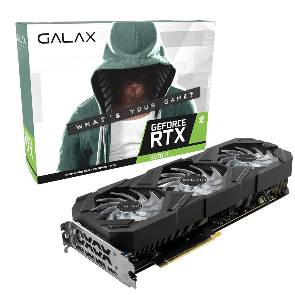 갤럭시 GALAX 지포스 RTX 3070 Ti EX GAMER BLACK OC D6X 8GB