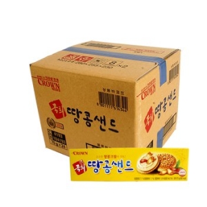 크라운 국희땅콩샌드 70g 24입