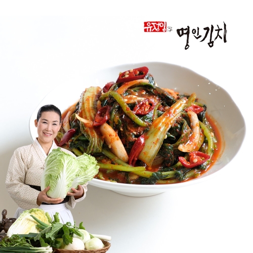 풍미식품 식품명인 유정임 열무얼갈이 2kg [1개]