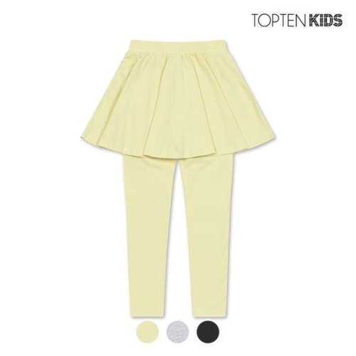 탑텐키즈 여아 코튼스판 치렝스_MKC1PT2001