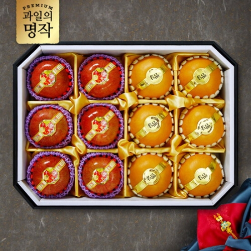 명가일품 과일의 명작 팔각 혼합선물세트 12과 5kg 내외 (1개)_이미지