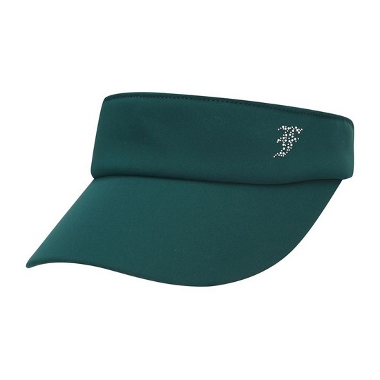 팬텀 배색 리본 스크런치 썬바이저 221E3CP202_GN_이미지