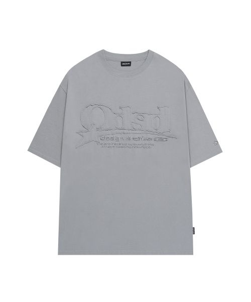 ODDSTUDIO ODSD 스타 워시드 오버핏 티셔츠 LIGHT GRAY OO5무르 MURT105LG 334826