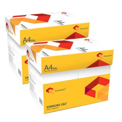 삼성물산 프리미엄 플러스 복사용지 A4 80g이미지입니다. 누르면 해당 게시물로 새창이동합니다.