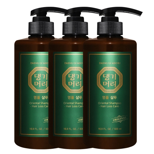  댕기머리 오리지널 명품 샴푸 500ml [3개]