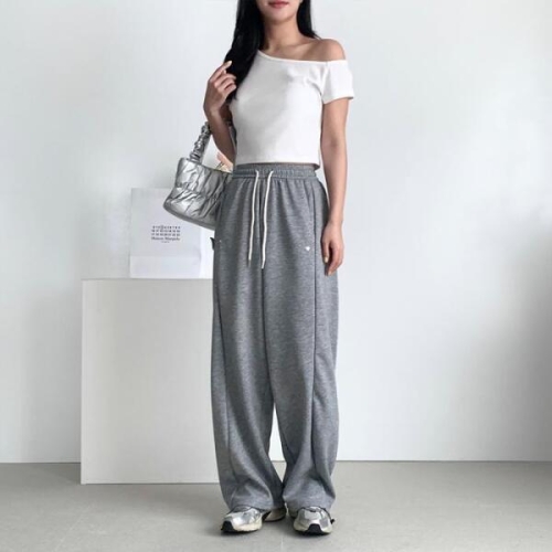 디작소 기타 여성 체라 도프 스냅 오버와이드 스트링바지 35773641_이미지