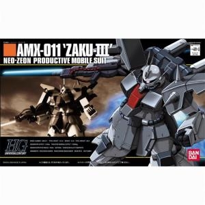 HGUC 1/144 AMX-011 ZAKU-III 건담 모델 키트 액션 피규어 오리지널 건담 조립 모델 소년 장난