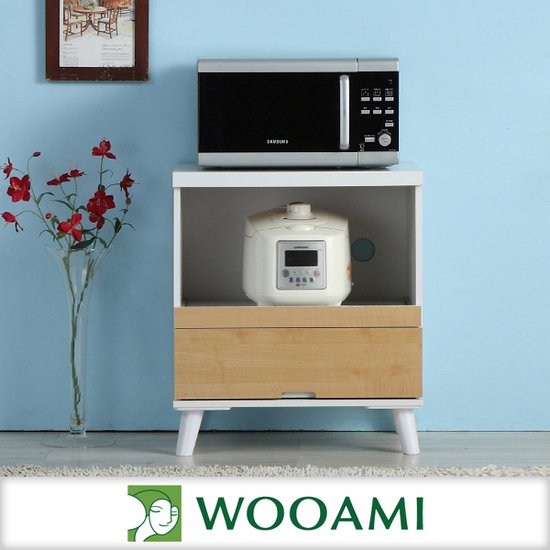 우아미가구 루나 1칸 렌지대