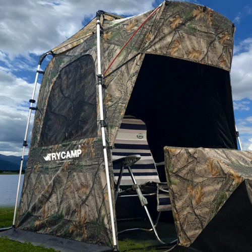 FA-1414H 솔무늬 포터블 의자형 낚시텐트