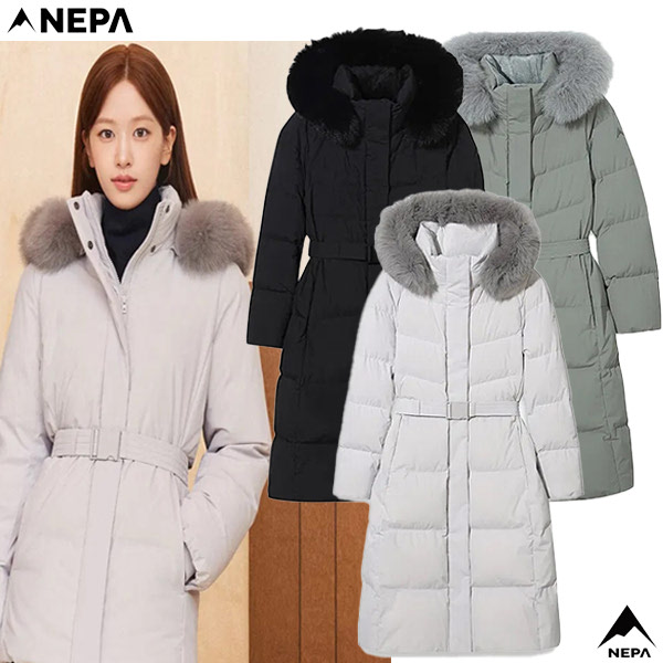 네파 프리미아 벨티드 롱 다운자켓 7L82071