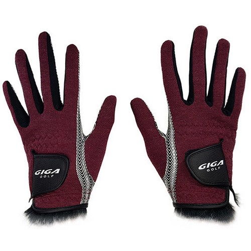 퍼 겨울 여성용 골프장갑 양손