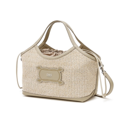 닥스 소가죽 배색 라이트 베이지 라피아 토트백_DCBA6E160이미지입니다. 누르면 해당 게시물로 새창이동합니다.