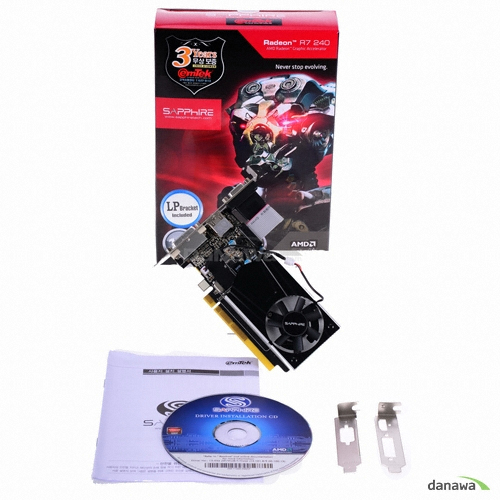 SAPPHIRE 라데온 R7 240 D3 1GB LP_이미지