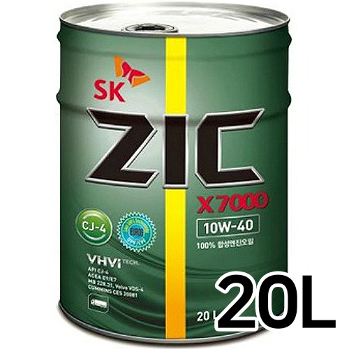 SK엔무브 지크 X7000 CJ-4 10W40 20L [1개]