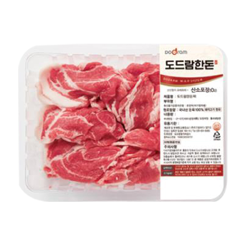 도드람푸드 도드람한돈 냉장 목심 제육볶음 불고기용 500g (1개)_이미지
